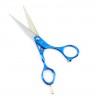 Парикмахерские ножницы COLOUR STEP прямые 5,5" DEWAL M31955- BL